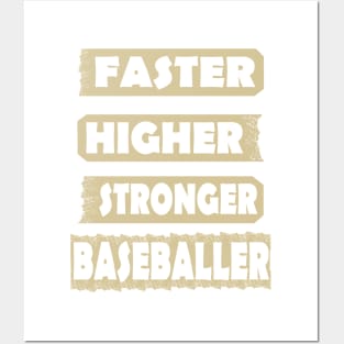 Baseball Baseballschläger Pitcher Geschenk Base Posters and Art